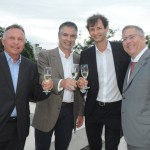 Hanno Erwes, da AHK, Alexandre Monteiro, do RIOgaleão, Andreas Kruse, da Lufthansa, e Gabriel Leonardos, da Kasznar Advogados Hanno Erwes, da AHK, Alexandre Monteiro, do RIOgaleão, Andreas Kruse, da Lufthansa, e Gabriel Leonardos, da Kasznar Advogados