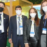 Heitor Kadri e Carlos Brito, da Embratur, com Rosa Volk e Barbara Konrath, de Gramado