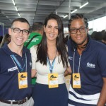 Jonas Machado, Gisele Falcão e Jorge Paula, da Riotur