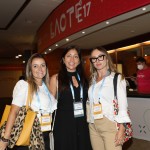 Juliana Varejao, da CWT, Sandra Veloso, da Alagev, e Cibeli Oliveira, da Paytrack Tecnologia