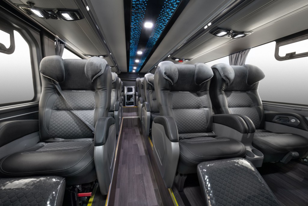 Legenda_Poltronas leito do novo Paradiso G8 1800 DD da Marcopolo