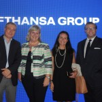 Luiz Strauss, da Abav-RJ, Annette Taeuber, da Lufthansa, Roberta Werner, do Rio CVB, e Felipe Bonifatti, da Lufthansa Luiz Strauss, da Abav-RJ, Annette Taeuber, da Lufthansa, Roberta Werner, do Rio CVB, e Felipe Bonifatti, da Lufthansa
