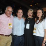 Marcelo Soares, de Petrópolis, Marco Navega, do FCVB-RJ, Silvia Guedon, secretária de Turismo de Petrópolis, e Diana Iliescu, de Petrópolis