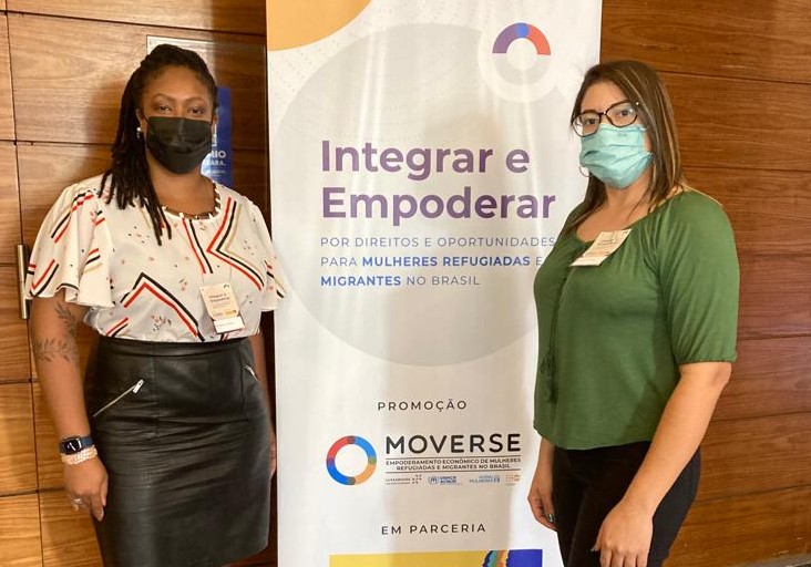 Dia da Mulher: CVC Corp participa de eventos sobre empoderamento e inclusão social Michelle-Nunes-e-Risset-Campos-CVCCorp