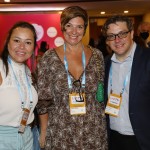 Pri Pereira, do Hotel Direto, com Viviane Amadei e Matt Teixeira, da Best Western