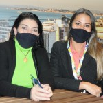 Reginna Ahmed e Alessandra Veiga, da Bahia