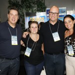 Ricardo Aly, PAtricia Gubnitzky, Fernando Correia e Rosane da Mata, da Nacional Inn