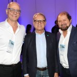 Ricardo Roman, da ABIH-SP, Aristides Cury, do Skal SP, e Guilherme Paulus Ricardo Roman, da ABIH-SP, Aristides Cury, do Skal SP, e Guilherme Paulus