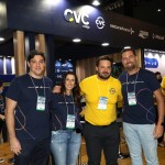 Rodrigo Sienra, Cláudia Pinheiro e Fabrizio Cavallini e Leandro Diniz, da CVC Corp
