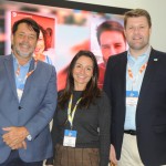 Sergio Ricardo, da Turisrio, Roberta Werner, do RioCVB, e Gustavo Tutuca, da Setur-RJ
