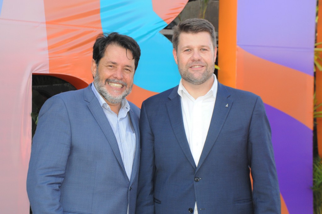 Sergio Ricardo de Almeida, presidente da Turisrio, e Gustavo Tutuca, secretário de Turismo do RJ