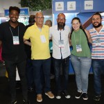 Thiago Marlus, da Ancoradouro, Edson Luiz, da Ricmar, Ricardo Franco, da Ancoradouro, Maria Ligia e Tiago Marchezani, da Viver de Viajar