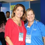 Vanda Catão, da Suíça Central, e Cristiane Cortizo, da Copa Airlines