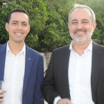 Vinicius Rebouças, da Expeditors, com Cleverton Vighy, da Lufthansa Vinicius Rebouças, da Expeditors, com Cleverton Vighy, da Lufthansa