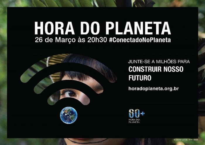 Hora do Planeta acontece no dia 26 de março, às 20h30. Foto: reprodução