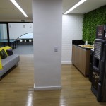 O espaço funciona como uma área de descanso e descontração O espaço funciona como uma área de descanso e descontração