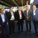 Michael Nagy, do Fairmont Copacabana; Sávio Neves, secretário de Turismo do Rio de Janeiro; Sérgio de Almeida e Pablo King, da Setur-RJ Michael Nagy, do Fairmont Copacabana; Sávio Neves, secretário de Turismo do Rio de Janeiro; Sérgio de Almeida e Pablo King, da Setur-RJ