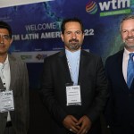 Ali Golmakani, da Nova Passargada; Houssein Gharib, embaixador do Iran e Simon Mayle, da WTM Ali Golmakani, da Nova Passargada; Houssein Gharib, embaixador do Iran e Simon Mayle, da WTM