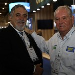 Aldo Siviero, da Fenactur e Roy Taylor do M&E Aldo Siviero, da Fenactur e Roy Taylor do M&E