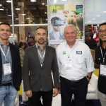 Alexandre Pinto, Renato Kiste e Marcel Ito, da Shift, e Roy Taylor, do M&E