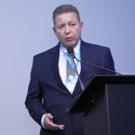 Alexandre Sampaio, presidente da FBHA durante abertura do Esfe