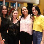 Ariane Pereira, Joana Viana, Camila dos Santos e Alicia Gleycia, da Costa Cruzeiros