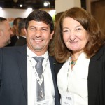 Carlos Brito, ministro do Turismo, e Magda Nassar, presidente da Abav Nacional