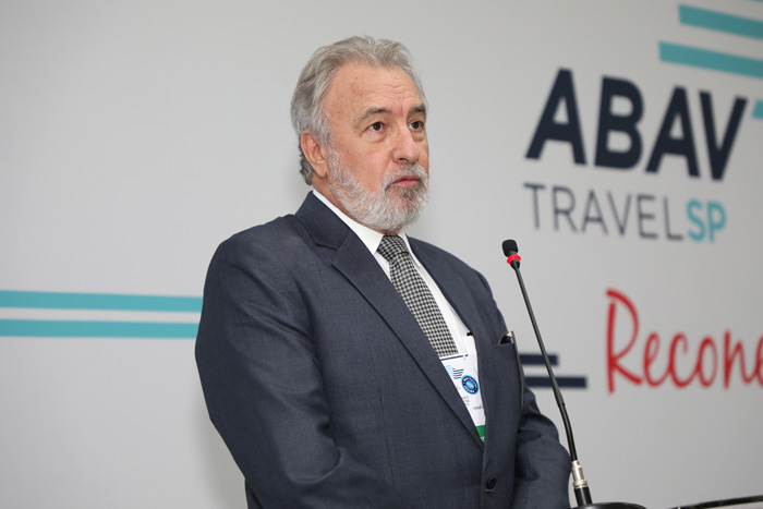 Abertura da Abav TravelSP reforça importância das entidades no setor; veja fotos 4 Celso Guelfi, presidente da GTA (Foto: Eric Ribeiro).