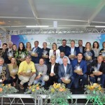 Autoridades locais da Serra Catarinense, o Júri da Braztoa e os vencedores da noite durante a premiação