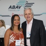 Daiana Moreira, da Abracorp, e Edmar Bull, vice-presidente da Abav-SP I Aviesp
