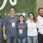 Daniel Castanho, Juarez Neto e Soraya Romano, da Ancoradouro, com Camila Belnelli e Daniel de Almeida, da Latam