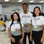 Fernanda Batalha, Joan Romona e Silvia Romona, da secretaria de Turismo de São Luís do Maranhão