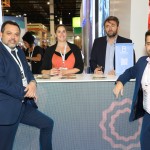 Gaston Burlon, Emprotur, Cecilia Caldelari, da RN Rio Negro, Nestor Denoya, da Emprotur, e Ezequiel Barberis, da Camara de Turismo da Argentina