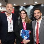 Gustavo Esusy, da Avianca, Florencia Palomeque e Gonzalo Ariel Paes, da FIT América Latina