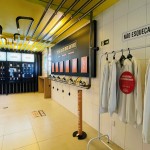 Um uma das estações da Edelbrau há uma opção interativa de criação de uma cerveja - Foto: Ana Azevedo Um uma das estações da Edelbrau há uma opção interativa de criação de uma cerveja - Foto: Ana Azevedo
