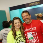 Jacqueline Ledo e Jorge Souza, da Orinter