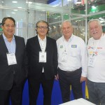 José Alves, de Itacaré, Arialdo Pinho, do Ceará, Roy Taylor, do M&E, e Michael Barcokzy, da ETS