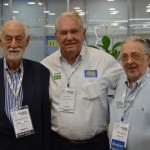 Leonel Rossi Junior, Decatur Turismo; Roy Taylor, do M&E; e Leslie Benveniste, da CBS Turismo