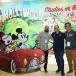 Luiz, da Disney, entre Fabiano Araujo e Fernando Nobre, da RCA