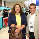 Magda Nassar, presidente da Abav Nacional, e Fernando Santos, presidente da Abav-SP I Aviesp