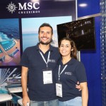 Marcio Genaro e Elizangela Silva, da MSC Cruzeiros