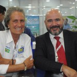 Mari Masgrau, do M&E, e Murilo Cassino, da ITA Airways