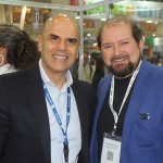 Nelson Oliveira, da Eastern Airlines, e Guilherme Paulus