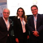 Octávio Neto, Adriana Secali e Vinicius Lummertz, secretário de Turismo de São Paulo