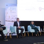 Paulo Ventura, presidente da Ubrafe, João Paulo Picolo, presidente da NurenbergMesse Brasil, Ana Luisa Cintra, diretora geral do Centro de Convenções Rebouças, e Octávio Neto, presidente do Esfe