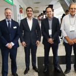 Simon Mayle, da WTM-LA, Gustavo Pires, presidente da SPTURIS, Armando de Almeida, SMDET, e Carlos Eduardo Batista, da Prefeitura de SP