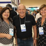 Veronica Massi, da Viva Turismo, José Roberto Trinca, da GRFT, e Marisa Périco, da Wings