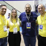 Victor Ciqueira, Naiana Savieto, José Rafael e Reynaldo Santos, da CVC Corp