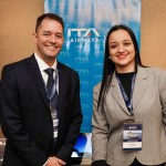 Diego Lopes, da Ita Airways e Keila Souza, da MSC Cruzeiros Diego Lopes, da Ita Airways e Keila Souza, da MSC Cruzeiros