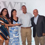 Aline Lima, Lucio do Carmo, Cristina Yoshida, da BWT, e Orlando Giglio, diretor da Iberostar